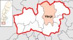 Växjö Municipality in Kronoberg County